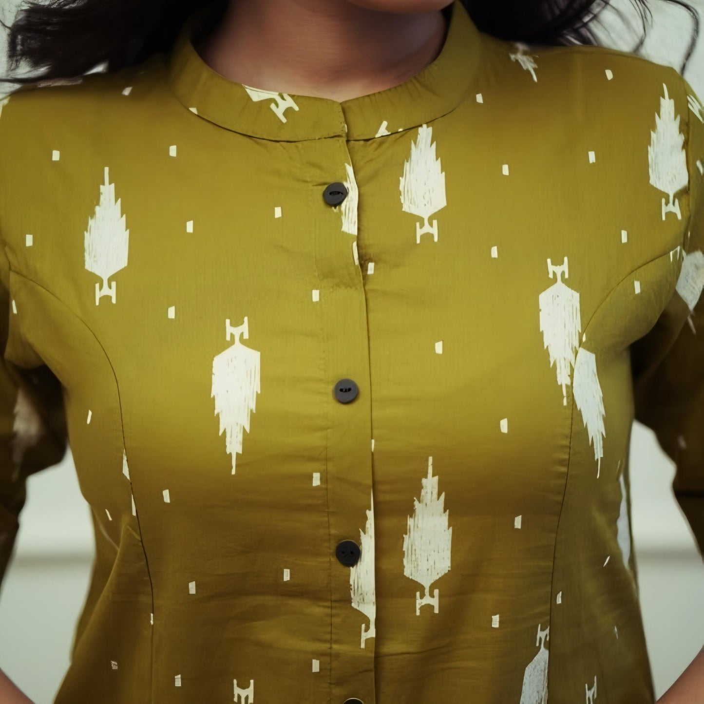 Ayesha - Printed Kurta Pant Set - Green | Threads & Twirls