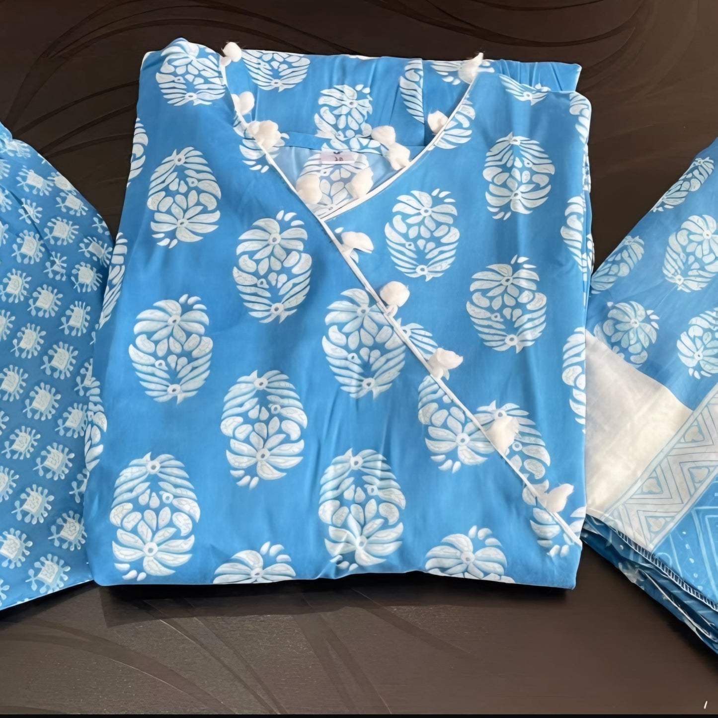 Anusuya - Pom Pom Suit Set | Threads & Twirls