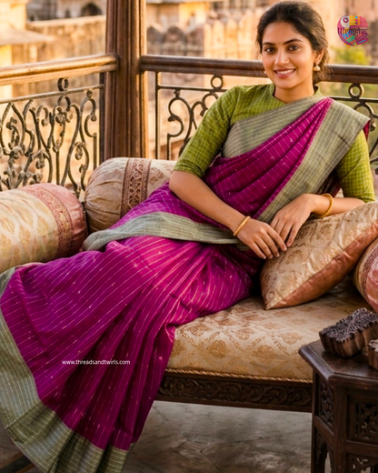 Semi Soft Silk Saree – Kancheevaram Weavers | Mriksha Sarees