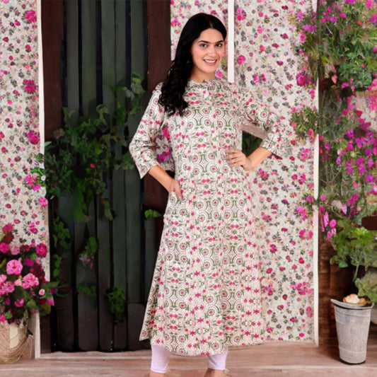A-Line Princess Cut Kurta | Threads & Twirls
