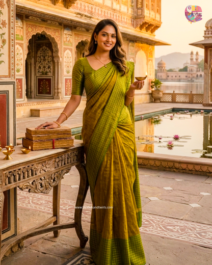 Semi Soft Silk Saree – Kancheevaram Weavers | Mriksha Sarees