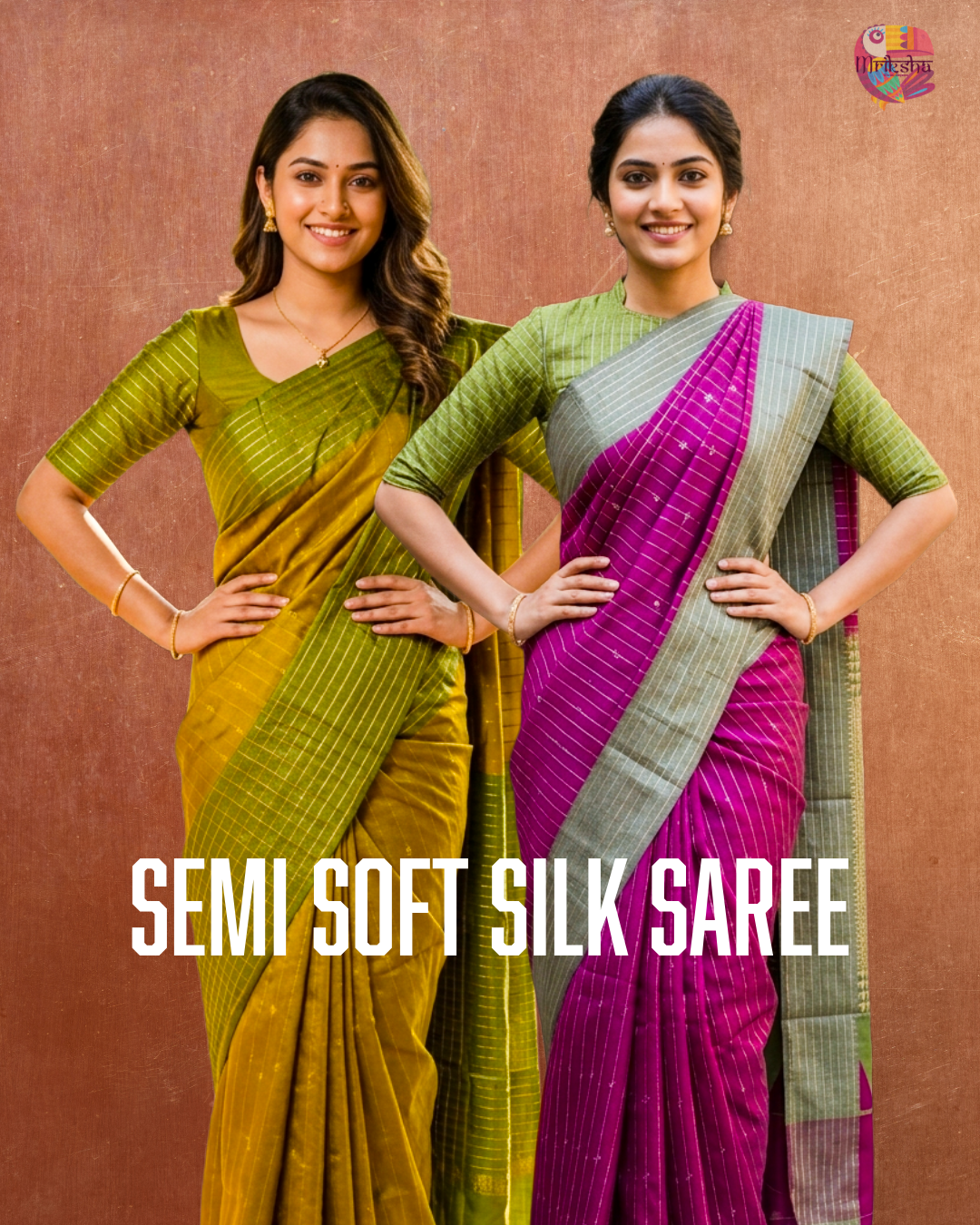 Semi Soft Silk Saree – Kancheevaram Weavers | Mriksha Sarees