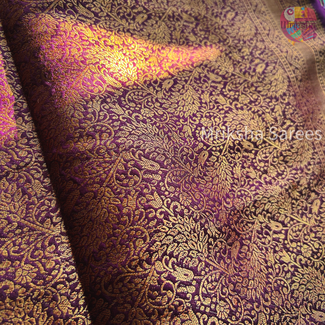 Premium Silk Cotton Saree with Zari Border & Paisley Buttas – Traditional Festive Collection