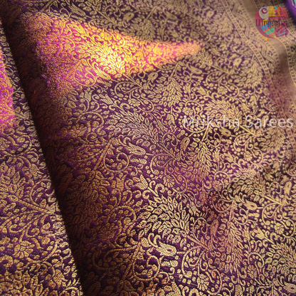 Premium Silk Cotton Saree with Zari Border & Paisley Buttas – Traditional Festive Collection