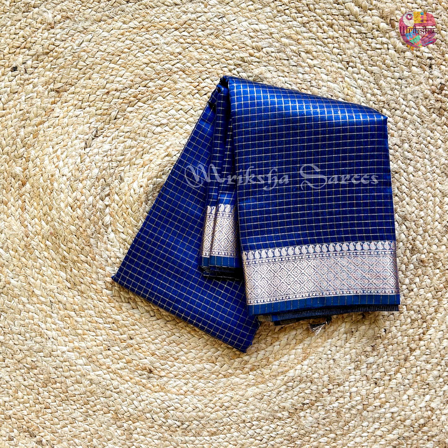 Fancy Cotton Saree with Checks & Zari Border | Lightweight Saree with Running Blouse – 8 Colors | Threads & Twirls